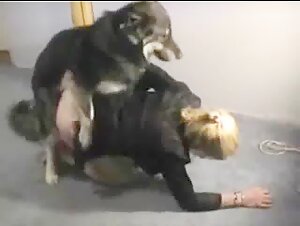 Extreme bestiality: a woman and her dog in a shocking video