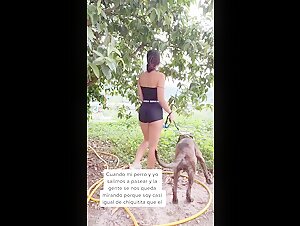 Bestialidad con una adolescente y su perro