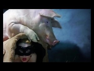 Bestial Encounter: Woman and Pig