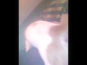 BBW-Frau und ihr Hund - Bestiality-Sexvideo