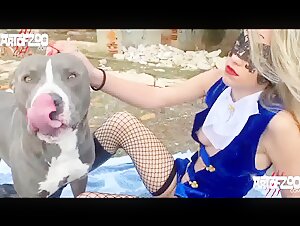 Bestiality Video: Ramona and Her Canine Companion