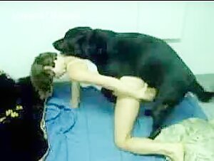 Teenage woman and dog: an extreme zoophilia video