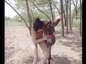 Encuentro bestial: burro y perro