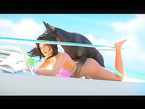 Aventure Bestiale en 3D: Yacht et Chien