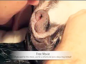 Bestiality sex video: Man and female dog