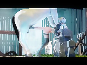 Bestiality 3D: Girl and Horse