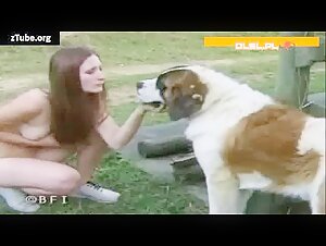 Bestiality sex video: woman and dog