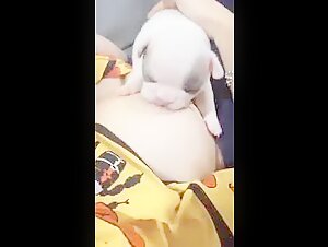 Mujer amamanta a su perro - Video impactante