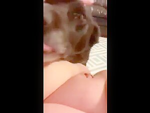 Woman and dog: an intense zoophilia video